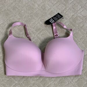 Eby Relief Bra Metal Free Softwire Technology Rose Pink Lavender Size SDD